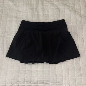 Lululemon Circuit Braker Black Skirt Size 4